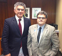 Prefeito Veveu e Presidente do IBAMA, Volney Zanardi Júnior